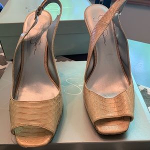 Jessica Simpson sling back pumps